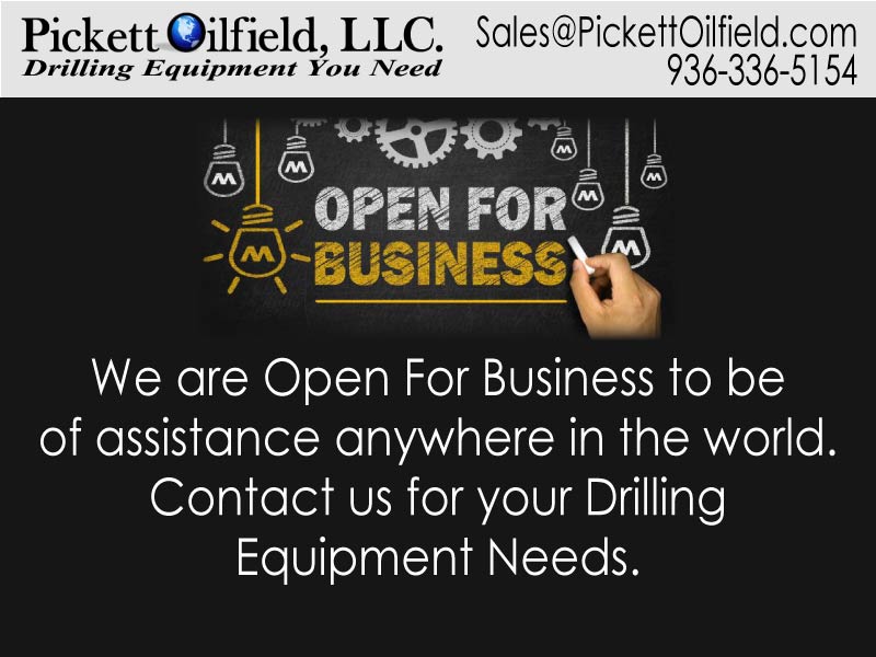 Contact us for your Drilling Equipment Needs.